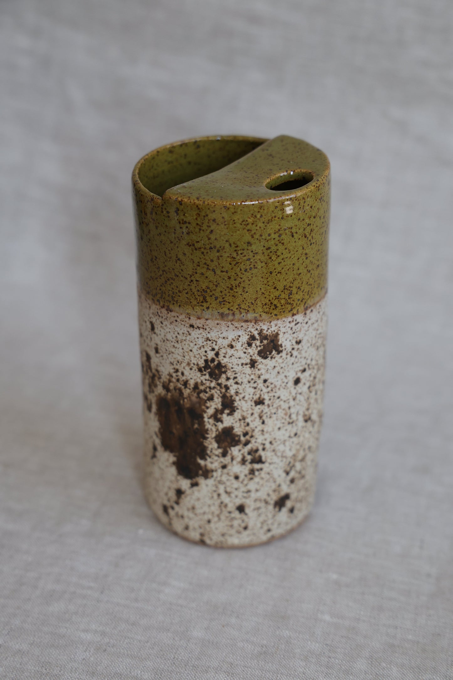 Speckled Stoneware Travel Mug