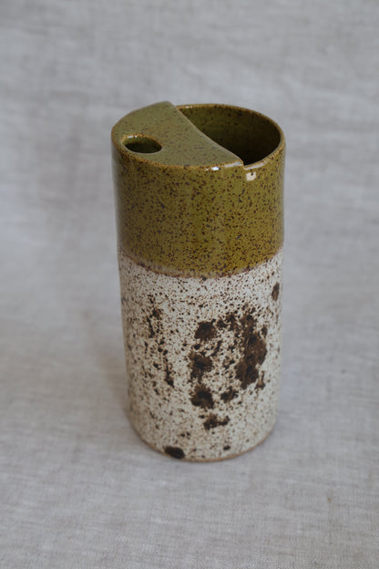 Speckled Stoneware Travel Mug