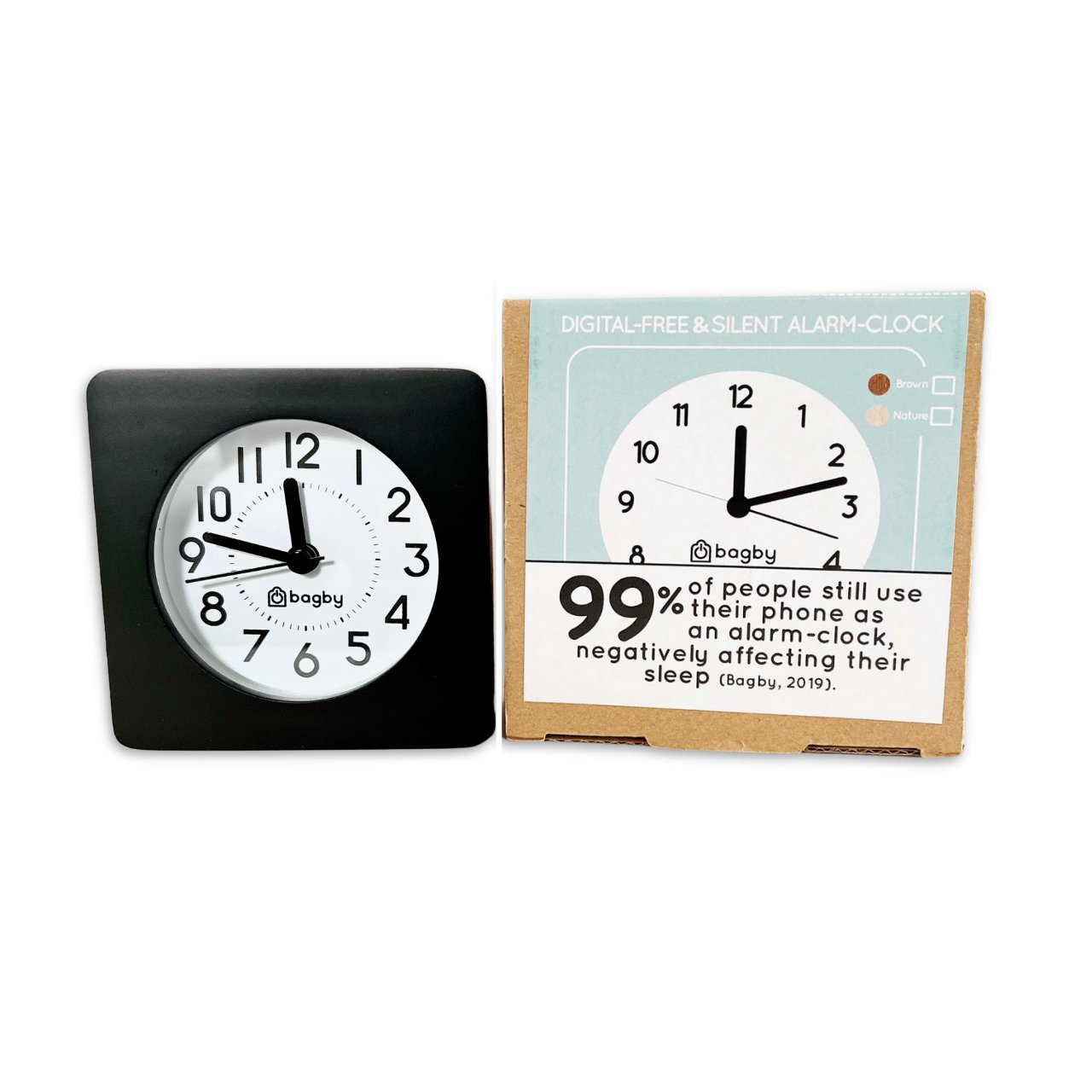 Silent Bedside Alarm Clock