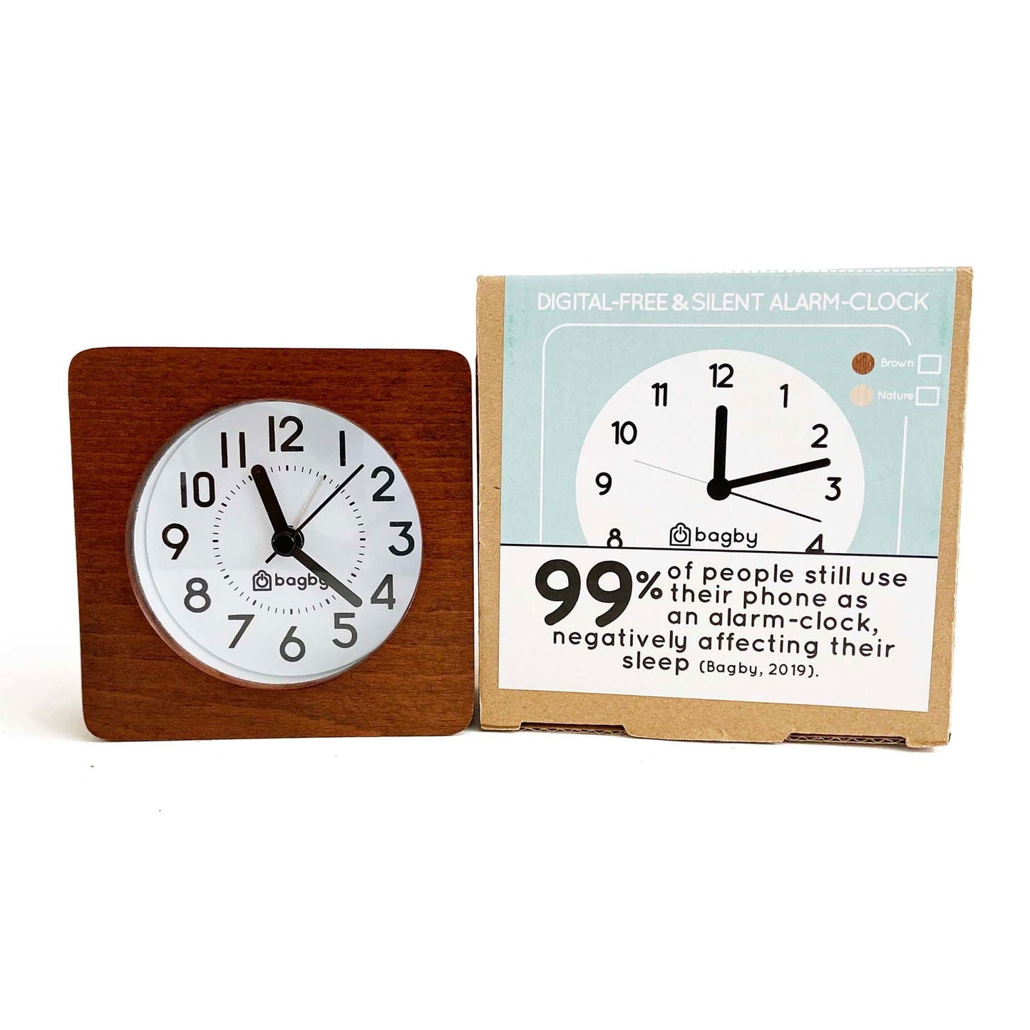 Silent Bedside Alarm Clock