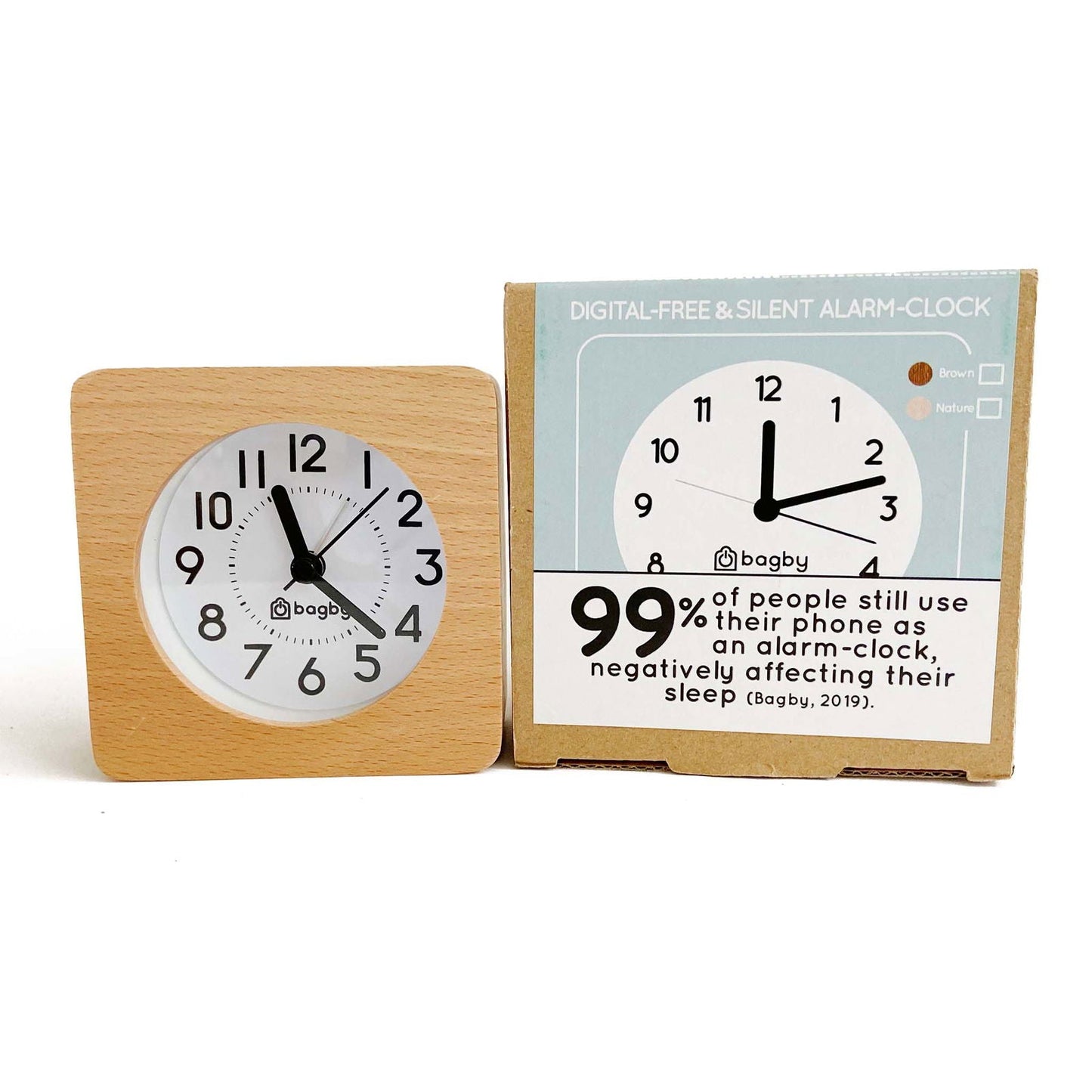 Silent Bedside Alarm Clock