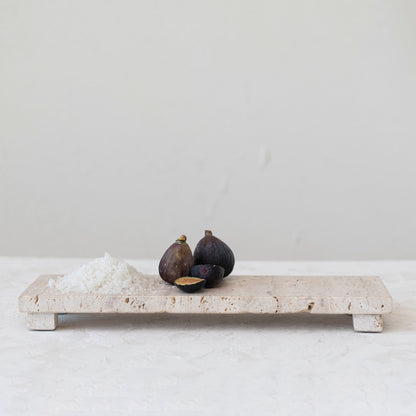 Travertine Cheese & Serving Board