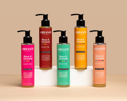 Shea & Sweet Almond Body Oil, Coco Mango
