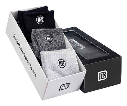 Bamboo Rayon Crew Socks