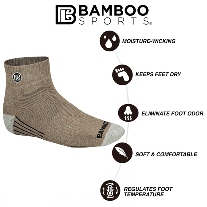 Bamboo Rayon Crew Socks
