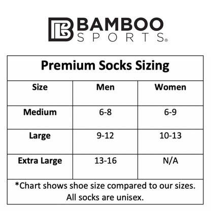 Bamboo Rayon Crew Socks