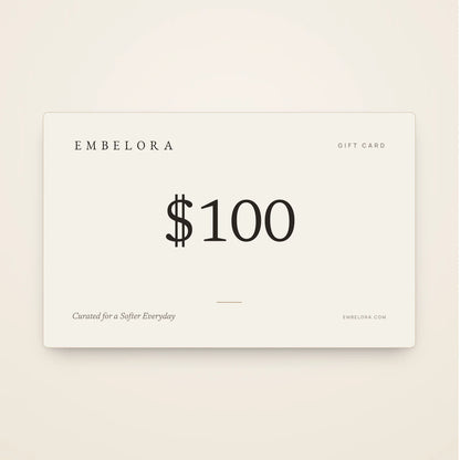 Embelora $100 gift card
