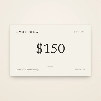 Embelora $150 gift card