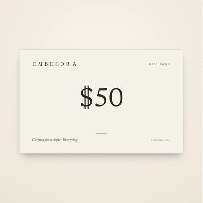 Embelora $50 gift card