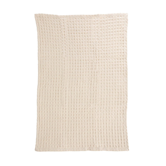Stonewashed Waffle Weave Tea Towel